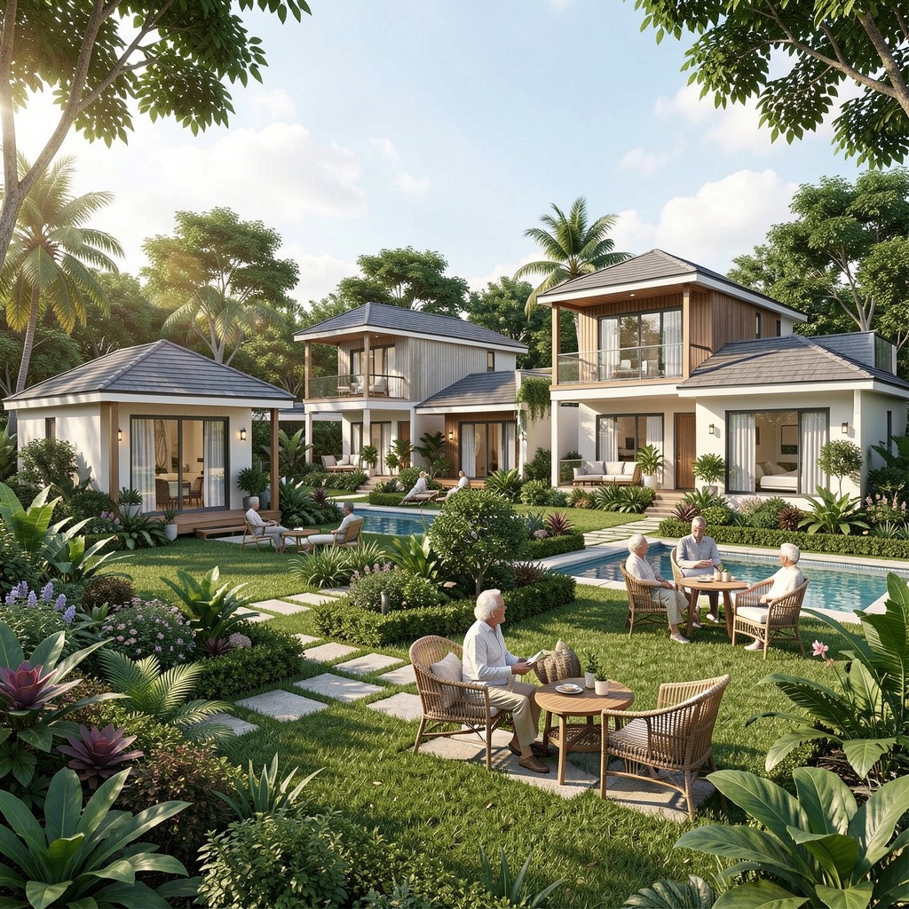 Senior living community scene representing the silver economy opportunity